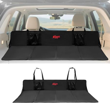 MYDAYS Placa de extensión de colchón de asiento trasero de automóvil, extensores portátiles para colchones de aire para dormir, aumenta el espacio de la cama del maletero de viaje para coche/