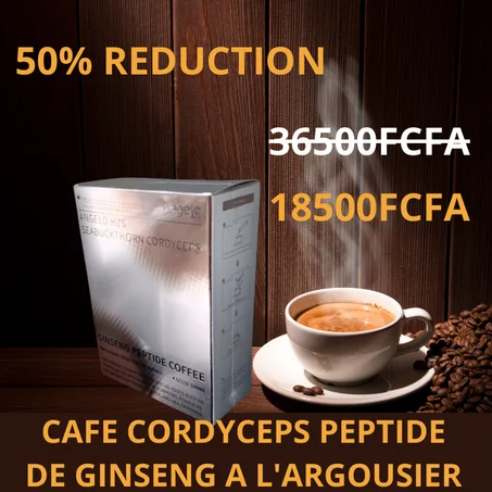CAFE CORDYCEPS PEPTIDE DE GINSENG A L'ARGOUSIER