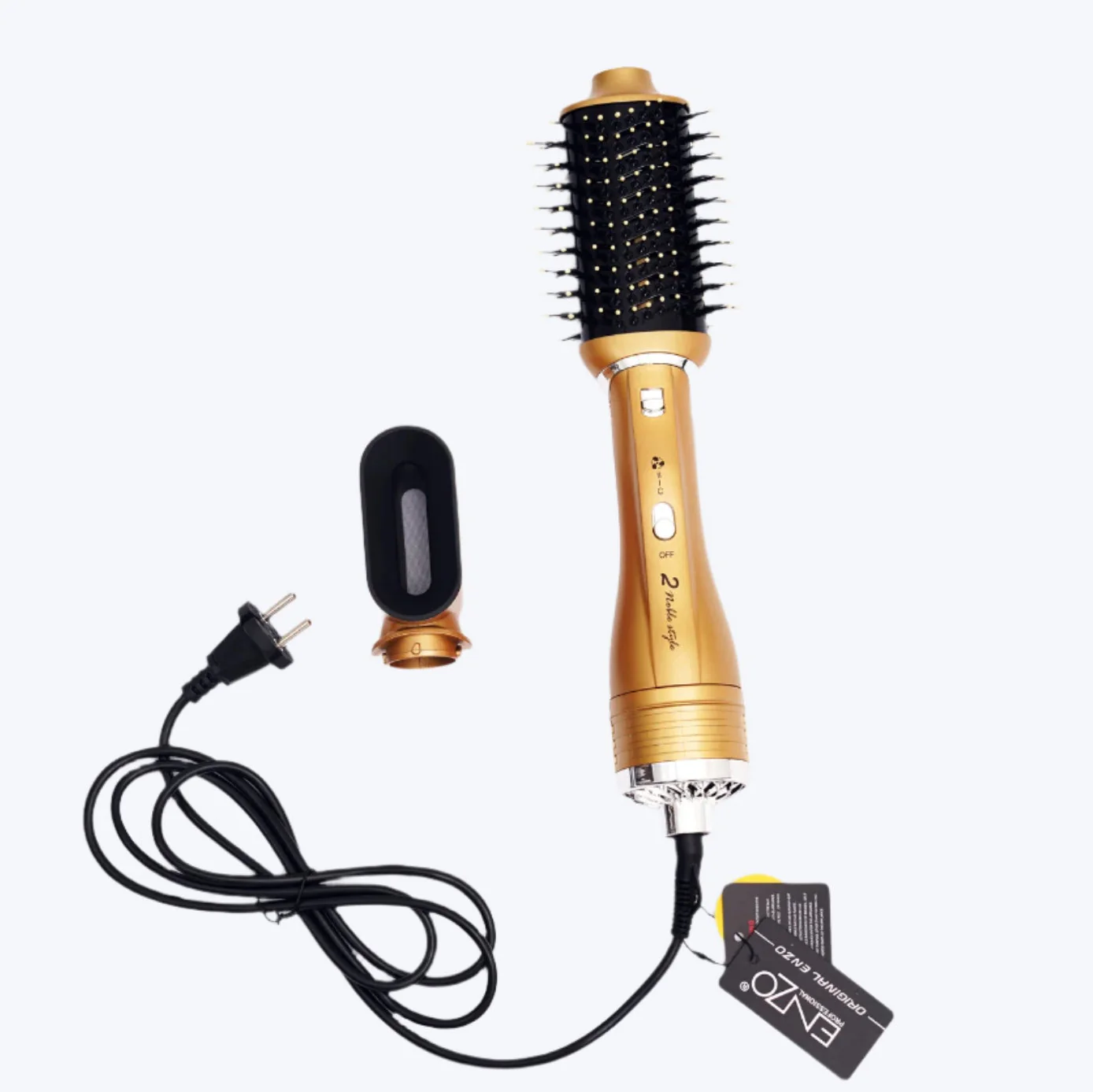 فرشاة تصفيف الشعر ومجفف الشعر 2 في 1 من ENZO EN-751