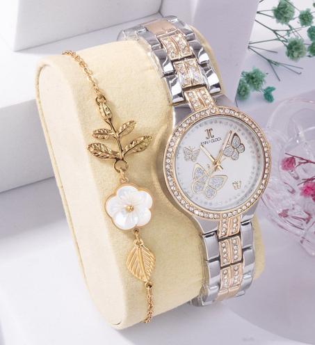 Gourmette + Montre ref06