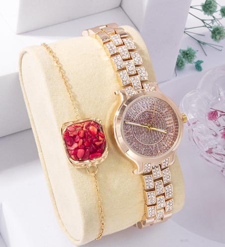 Gourmette + Montre ref05