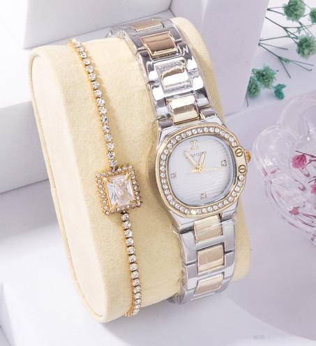 Gourmette + Montre ref09