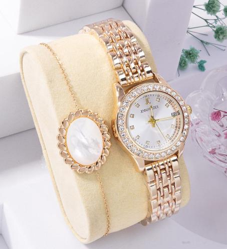 Gourmette + Montre ref03