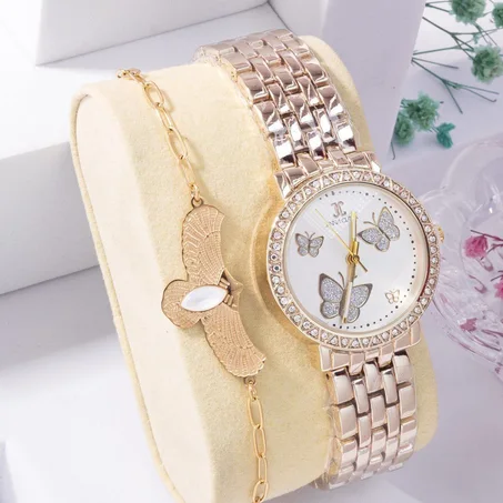 Gourmette + Montre ref01