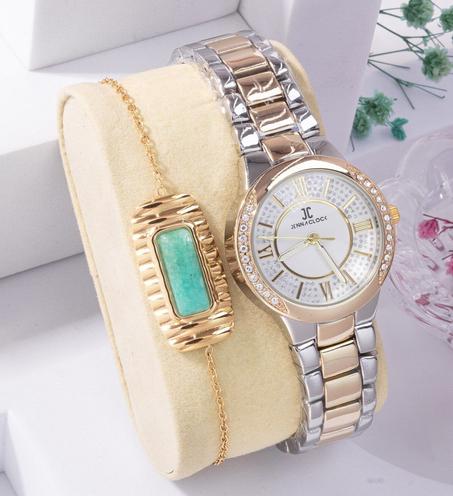 Gourmette + Montre ref13