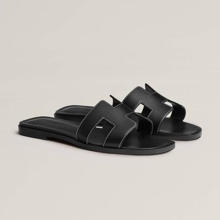 Hermès Oran leather sandals