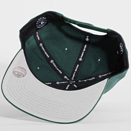 Casquette Snapback Captain NY Vert Foncé