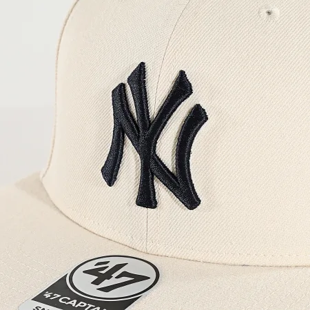 Casquette Snapback Captain NY Yankees Beige