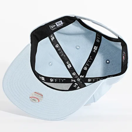Casquette Snapback Metallic 9Fifty NY Yankees 60595213 Bleu Clair