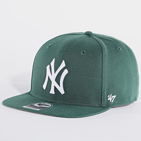 Casquette Snapback Captain NY Vert Foncé