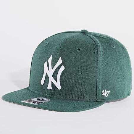 Casquette Snapback Captain NY Vert Foncé