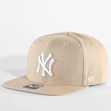 Casquette Snapback Captain New York Yankees Camel Clair