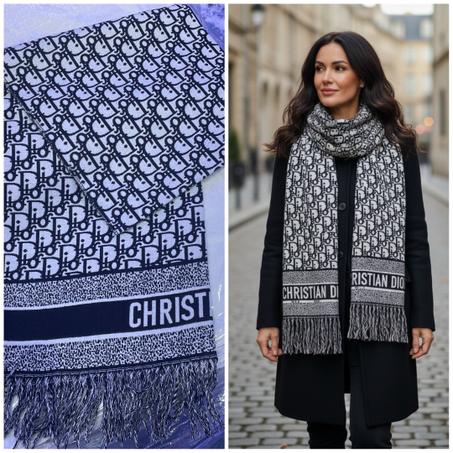 châle en cachemire Dior (D24)