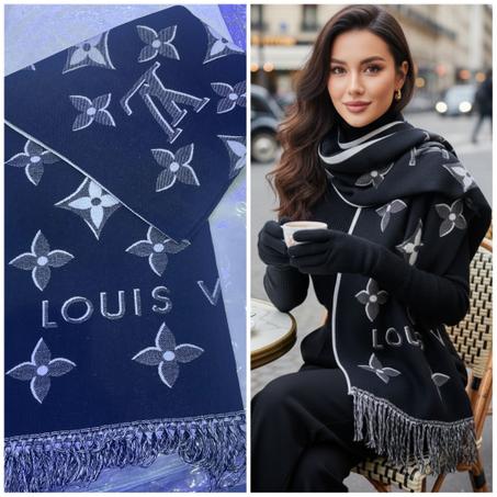 châle en cachemire Louis Vuitton ( LV17)