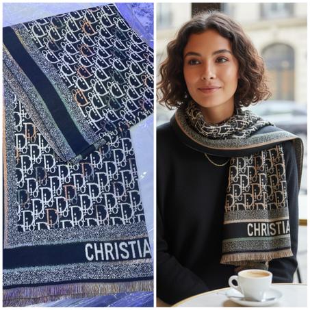 châle en cachemire Dior (D21)