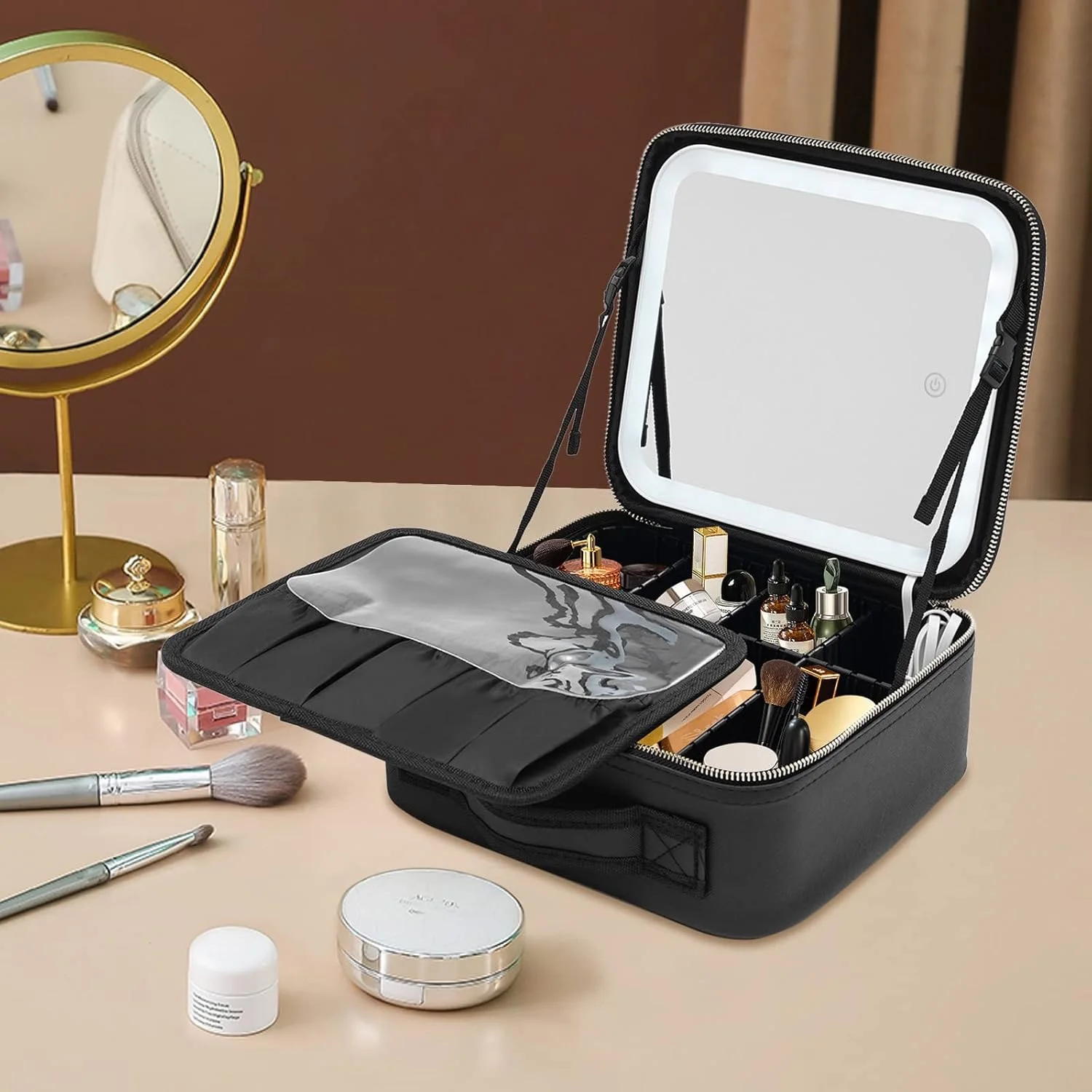 Trousse maquillage LED