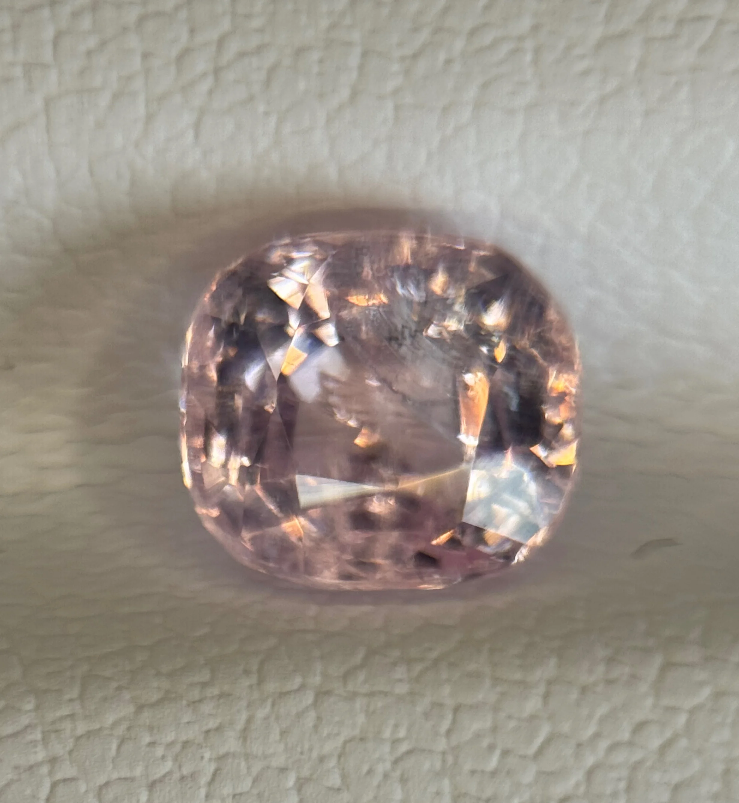 1.25 Ct Natural Burmese Pink Spinel – VVS Rare Unheated Cushion Cut