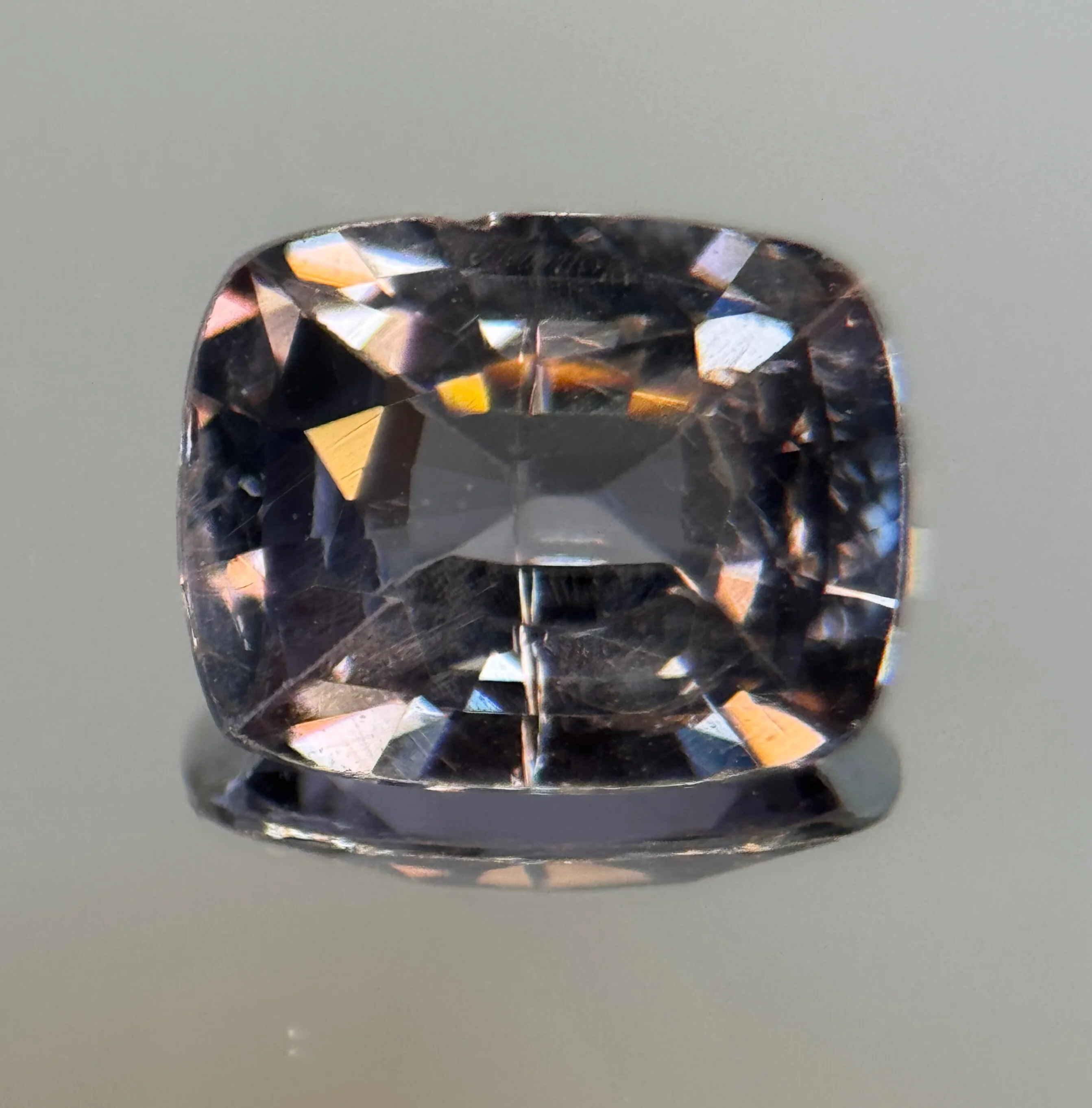 Rare 0.88ct Natural Lavender Spinel - VS Untreated Cushion Cut - Earth-Mined Loose Gemstone