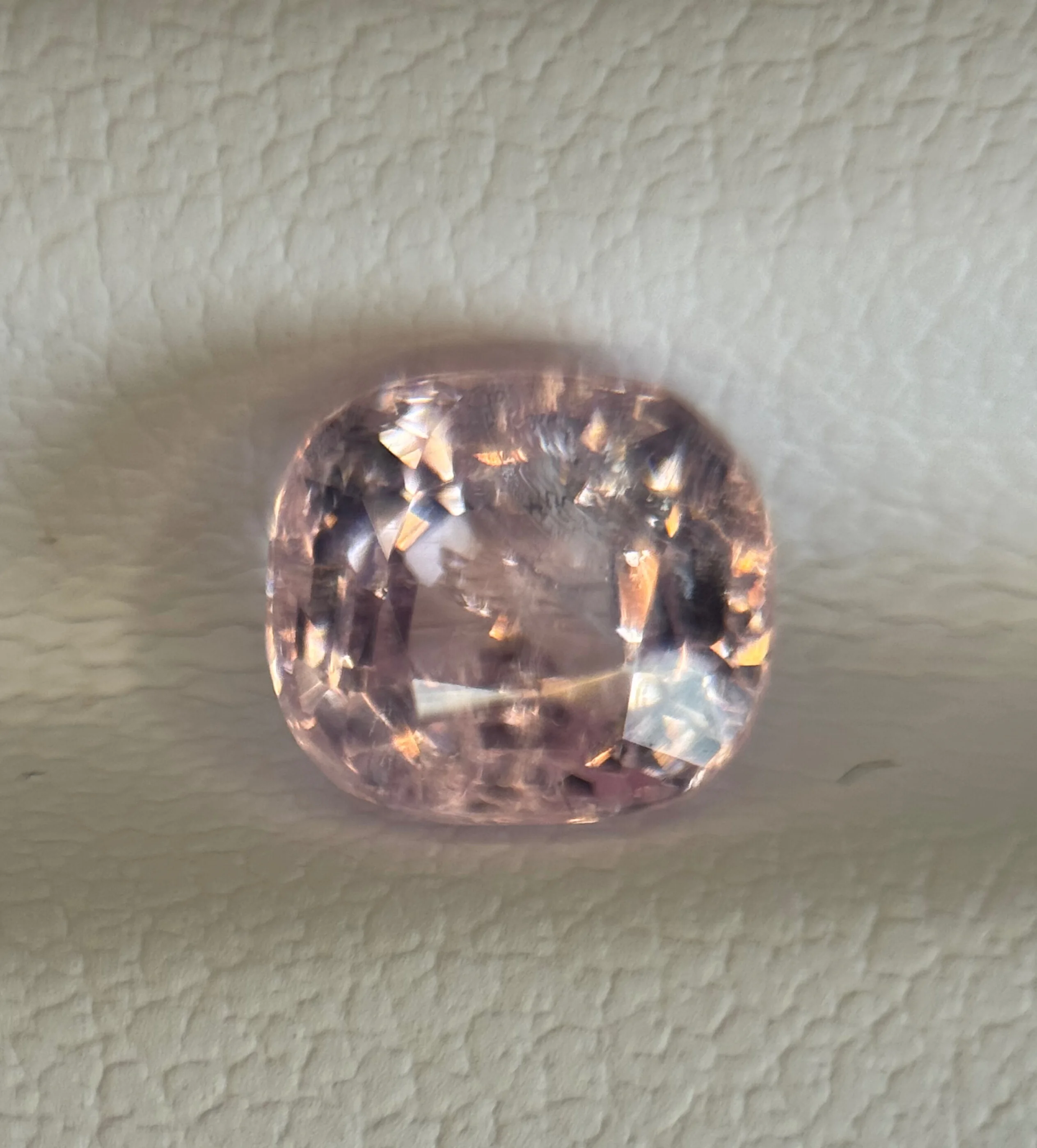 1.25 Ct Natural Burmese Pink Spinel – VVS Rare Unheated Cushion Cut