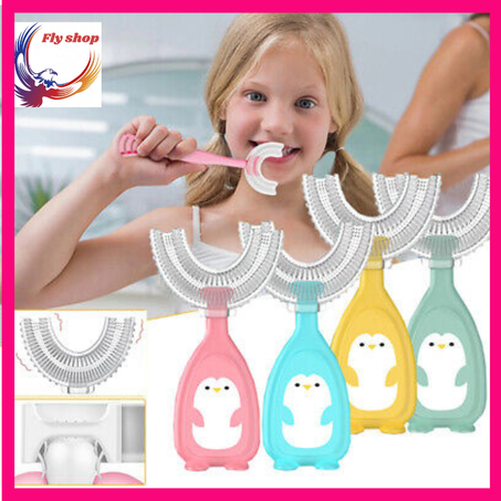 brosse à dent pour enfant en forme U