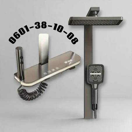 SYSTÈME DE DOUCHE PIANO LCD ALUMINIUM