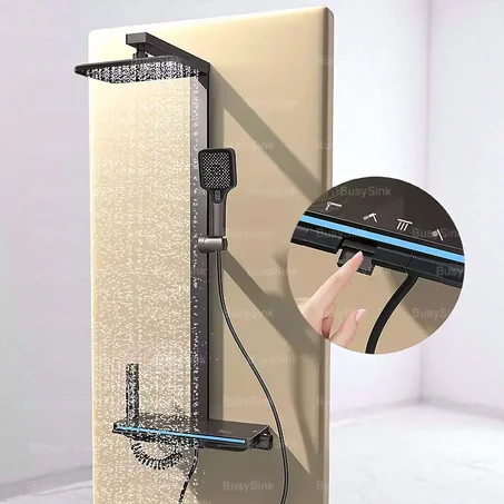 Système douche piano led