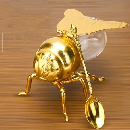 وعاء عسل النحل الذهبي، دو   التصميم الرائع والجميل