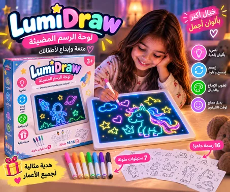 لوحة الرسم المضيئة