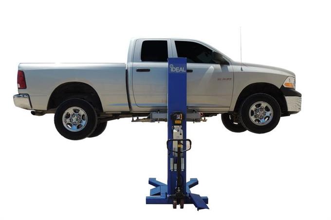 iDEAL MSC-6KLP 6,000 lb. Low Profile Mobile Single Post Lift