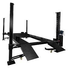 APlusLift 11,000LB 4-Post Portable Parking Storage Service Car Lift - HW-4P11S