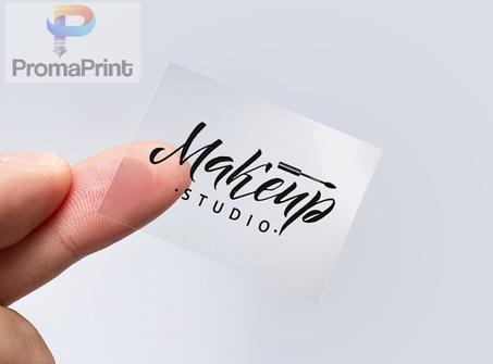 Étiquette adhésive transparent