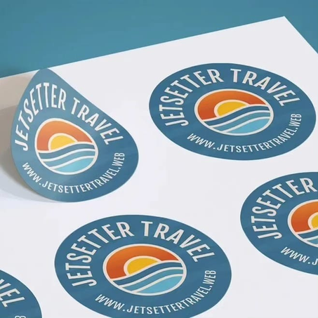 Etiquette papier adhésif personnalisée Stickers