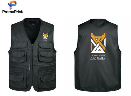 Gilet de travail personnalisé tissu