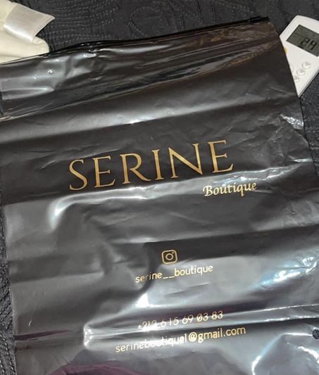 Sachet Zip Noir Transparent