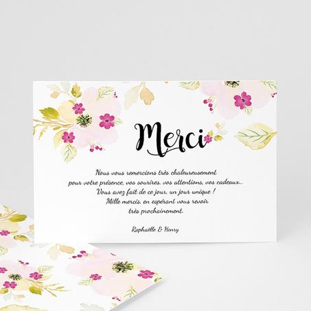 Carte de remerciements