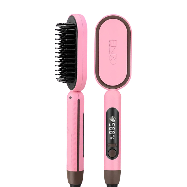ENZO PROFESSIONAL Peigne Pour Cheveux Chauffante Lissante Pro 988F