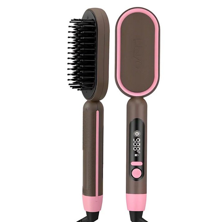 ENZO PROFESSIONAL Peigne Pour Cheveux Chauffante Lissante Pro 988F