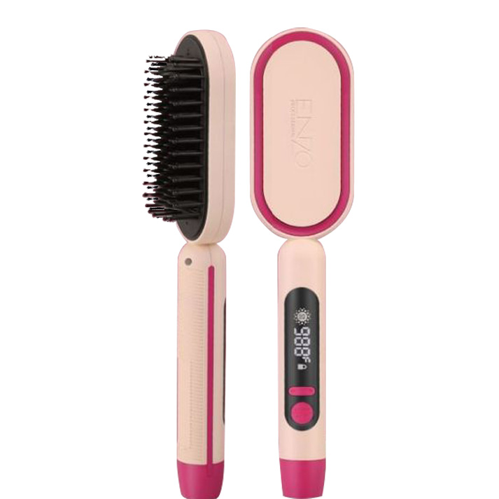 ENZO PROFESSIONAL Peigne Pour Cheveux Chauffante Lissante Pro 988F
