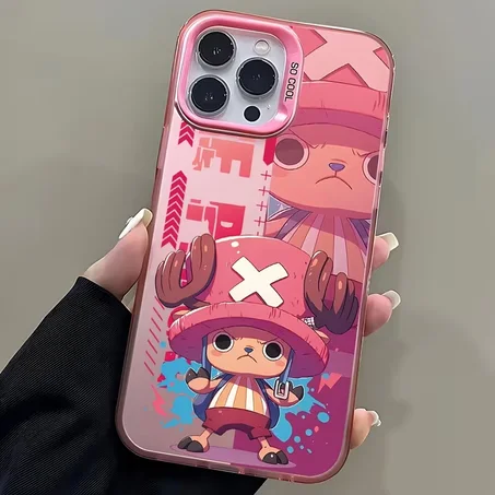 Tony Tony Chopper Purple Cute iPhone Case – One Piece Anime Cover with Kawaii Style 💜🐾