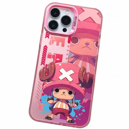 Tony Tony Chopper Purple Cute iPhone Case – One Piece Anime Cover with Kawaii Style 💜🐾