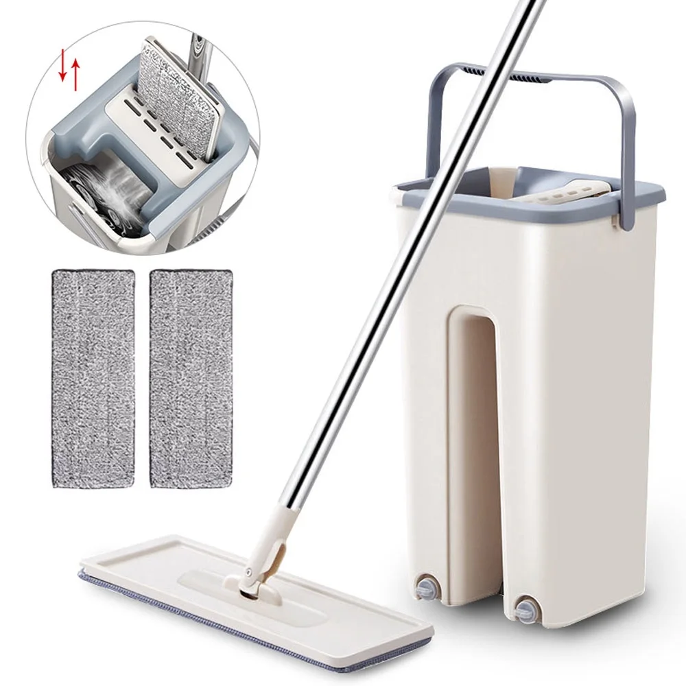 Le Seau Magique Scratch Mop® 2-en-1 (original) + 2 tampons Gratuits