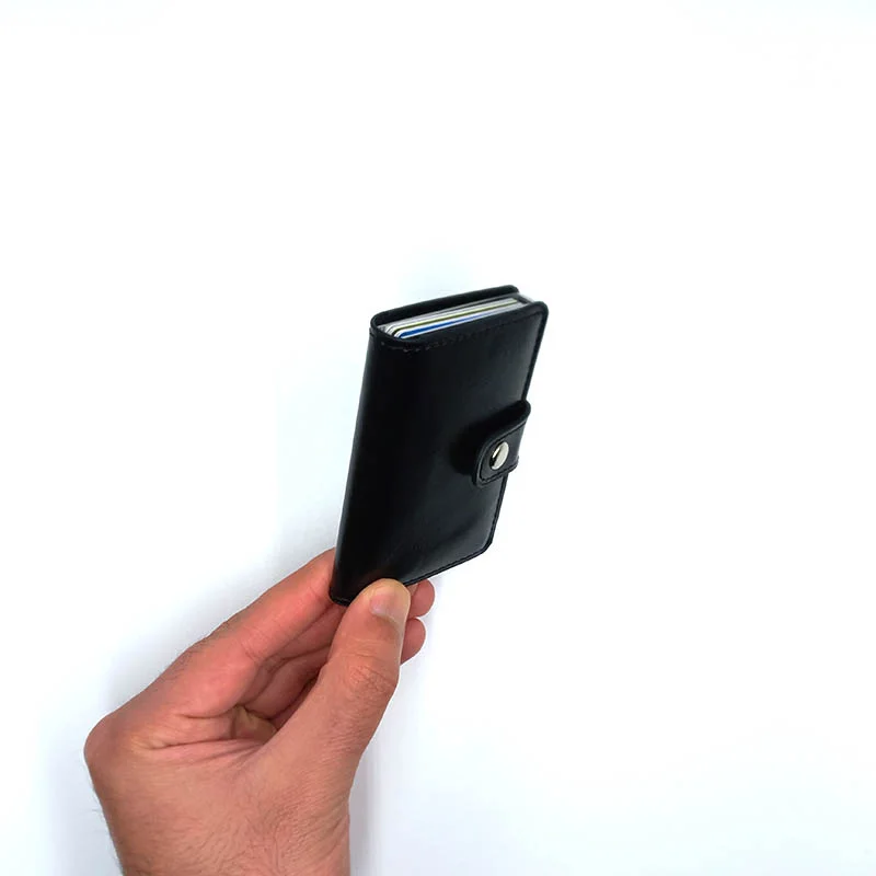 Duas Carteiras Slide Black - RFID