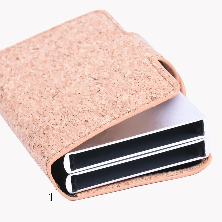 Carteira eSlide Duplicada Cortiça - RFID