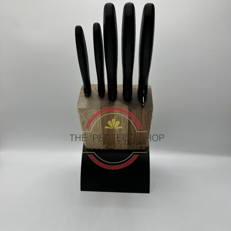 ensemble de 5 couteaux avec support 23498/072