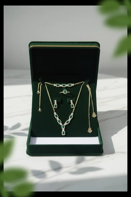 ✨Éclat d’Émeraude – Collection Luxe Exclusive