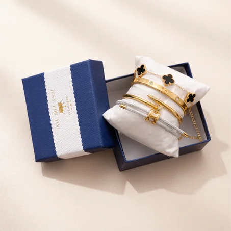 Bracelets Élégants inoxydable – Pack Luxe pour Femme