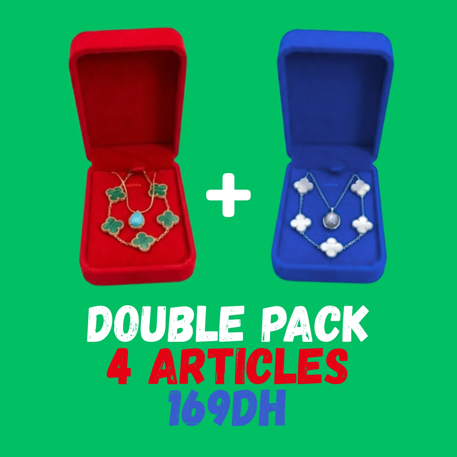 DOUBLE PACK ACIER INOXYDABLE