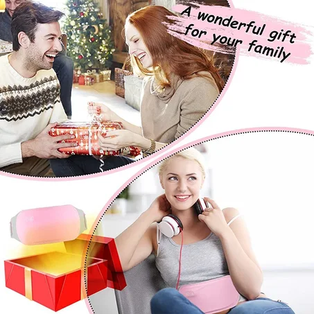 حزام  تدفئة ومساج للبطن  يعمل عل الكابل