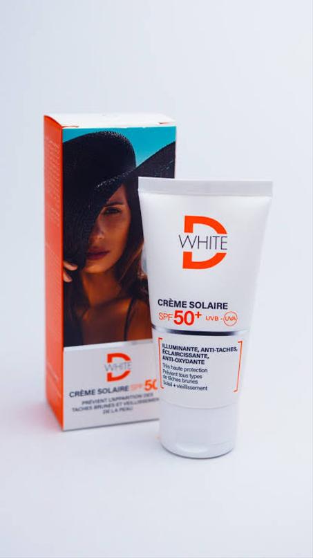D-white Crème Solaire 50+ tanti et invi...
