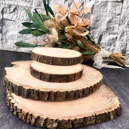 TRANCHE DE BOIS (6 PIECES)